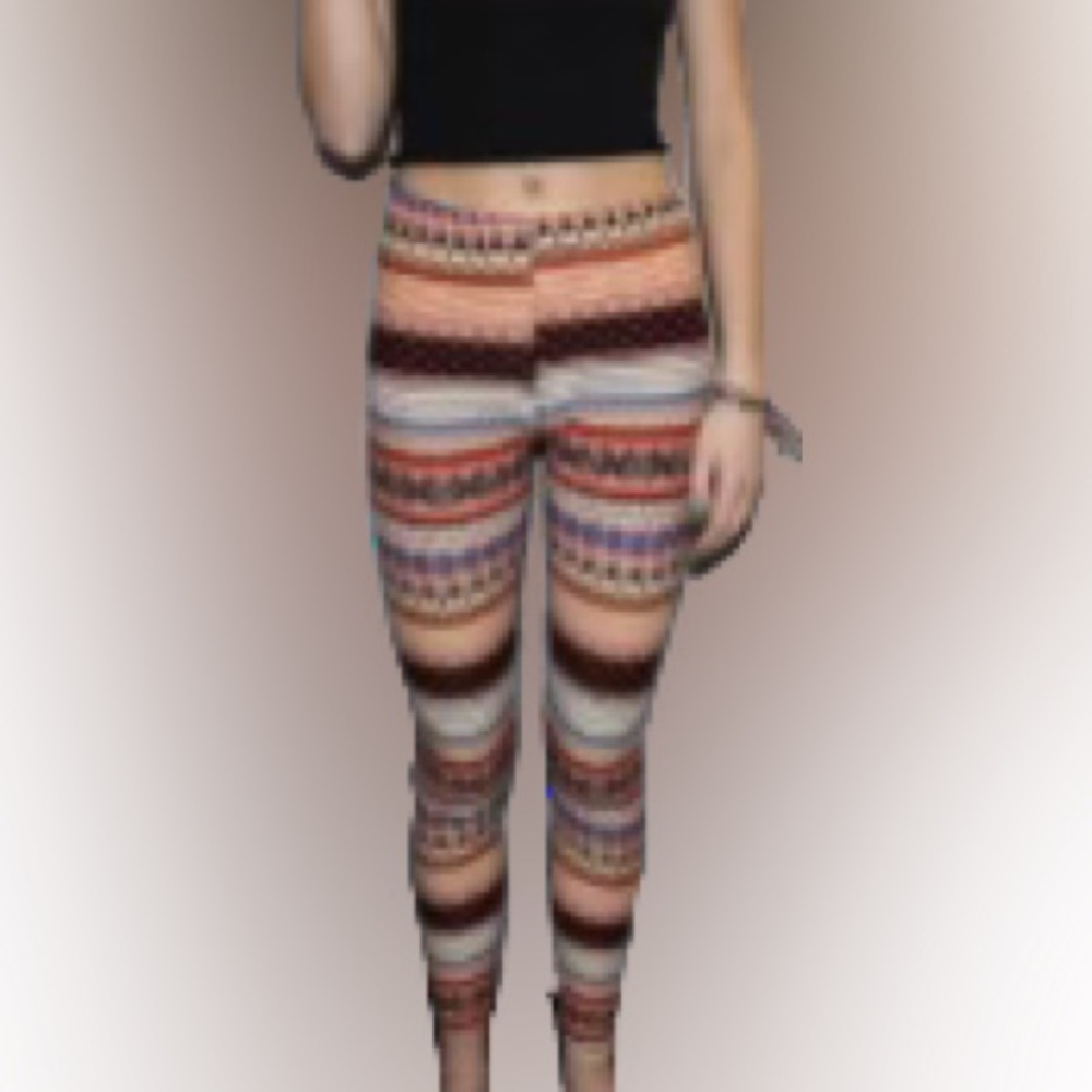 Always | Multicolor Patterned Leggings | OS fits like S | Good condition